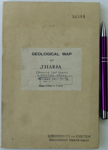 India. Anon. (1929). ‘Jharia Coal-Field Map Showing Coal Seams and Bore Hole Sites’ from <em>Geological Survey of India Memoir</em>, v.56,