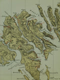 Geikie, James (1882). [Geological] Map of the Faeroe Islands, in ‘On the Geology of the Faeroe Islands’, extract from the Transactions of the Royal Society of Edinburgh