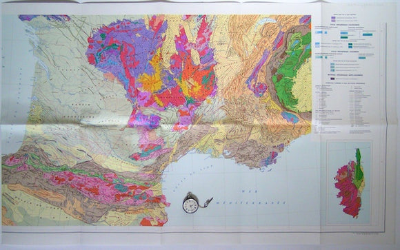 Carte Tectonique de France, 1980