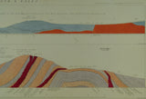 Horizontal Section No.   31 (1880). From Menai Straits across Y Glyder-fawr, Moel Siabod, Bala Lake, Corndon Hill. Geological Survey of GB. 2nd