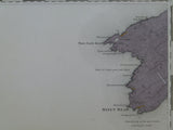 Ireland sheet 203, Mizen Head, 1” scale. 1881. Base map not dated. Coloured 1905. 95% sea. Hand-coloured