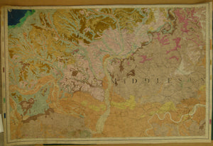 Sheet    7 drift, Old Series 1". London and northwest, 1871, first drift edition, base map 1822.
