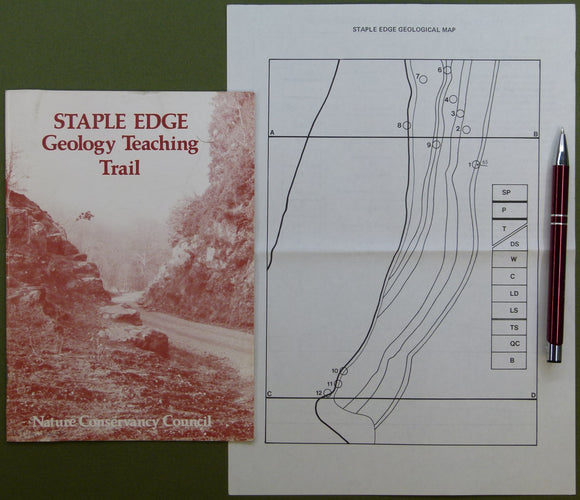 Mathieson, Andrew, (n.d.). Staple Edge Geology Teaching Trail. Nature Conservancy Council. In very good condition
