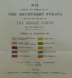 Judd, John W., (1873), ‘Map Showing the Secondary Strata around the Shores of the Moray Firth. Fold-out colour printed geological map