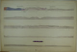 Horizontal Section No.    4 (1845) From Brecknock, to Cardigan Bay. Geological Survey of GB. 1st edition