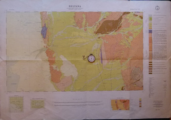 Beltana, SA. Sheet 696, zone 5, 1966, scale 1:63,360.