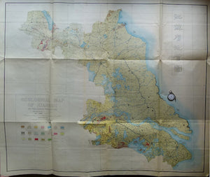 Geological Map of Kiangsu, 1927.