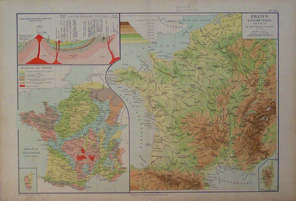 France Geologique,1889