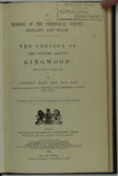 Sheet Memoir 314. Ringwood, by Reid, C. et al 1902, 1st edition.