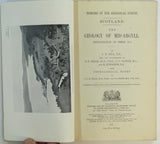 Sheet memoir  37. (1909). Hill, J. B. et al. The Geology of Mid Argyll. Glasgow: HMSO