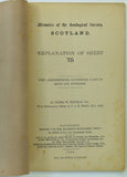 Sheet memoir 75. (1896). Hinxman, L.W. and Teall, J.J.H. West Aberdeenshire, Banffshire, Parts of Elgin and Inverness. Edinburgh: HMSO