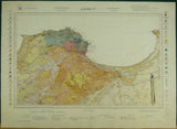 Algeria.(1904). [Carte Géologique d’] Alger bis. Algiers: Service Géologique d’Algérie. 1:50,000. Flat colour lithograph