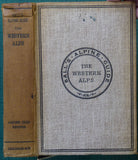 Ball, John (1898). The Western Alps; the Alpine Guide. London: Longmans, Green and Co. 3rd edition. xlix + 612pp. Hardback,