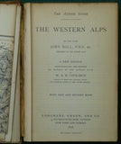 Ball, John (1898). The Western Alps; the Alpine Guide. London: Longmans, Green and Co. 3rd edition. xlix + 612pp. Hardback,
