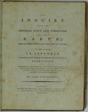 Whitehurst, John. 1778. An Inquiry into the Original State and Formation of the Earth; Deduced from the Facts and Laws of Nature. .... Some General Observations on the Strata in Derbyshire. London