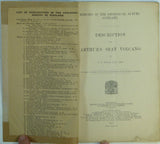 Peach, B.N. (1911). Description of Arthur’s Seat Volcano, Memoir of the Geological Survey of Scotland, Edinburgh: HMSO. 23pp + fold out colour printed map