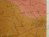 Ayrshire, 28 (1868)1:10,560 scale OS basemap 1860. Covers Tarbolton in west and Mauchline at east edge. Colour washed engraving