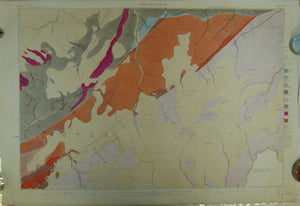 Ayrshire, 47(1868)1:10,560 scale OS basemap 1860. Covers part of Dalmellington district. Colour washed engraving,