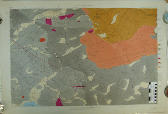 Ayrshire, 34 (1868)1:10,560 scale OS basemap 1860. Covers parts of Coylton and Ochiltree districts. Colour washed engraving,