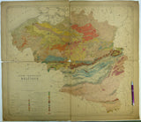 Lelorrain and Henry, E. (1877). Carte Geologique de la Belgique, Reduction de la Carte d’Andre Dumont, Edinburgh: John Bartholomew. Colour lithograph, scale 1:380,000.