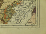 Dumont, André(1876). Carte Géologique de la Belgique, &nbsp;et des Contrèes Voisines . .  Scale 1:400,000. Colour lithographed