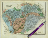 H&ASS. Berwickshire (1837). Milne, David. [Geological Map of] Berwickshire, in ‘Geological Survey of Berwickshire’, an extract from Transactions