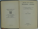 Watson, John (1911). British and Foreign Building Stones. A Descriptive Catalogue of the Specimens in the Sedgwick Museum, Cambridge. Cambridge University Press, 483pp. 1st