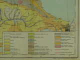 Bulgaria (c.1950). Geological Map of Bulgaria. 1:1,000,000 scale. Colour printed folded map, 50 x 70cm.
