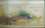 Oswald, Felix (1914). &nbsp;A Geological Map of the Caucasus, 1:1,000,000 scale. Colour lithograph, includes parts of Ukraine, Georgia, Armenia and Azerbaijan.