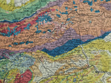 Oswald, Felix (1914). &nbsp;A Geological Map of the Caucasus, 1:1,000,000 scale. Colour lithograph, includes parts of Ukraine, Georgia, Armenia and Azerbaijan.