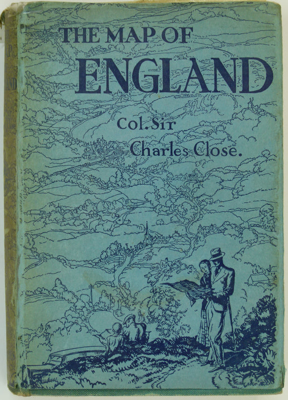 Close, Charles (1932). The Map of England, or about England with an Ordnance Map. London: Peter Davies, 166pp. Hardback,