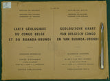 Congo and Ruanda Burundi. (1951). Carte Géologique du Congo Belge et du Ruanda-Urundi. Liège: Royaume de Belgique, Ministère des Colonies
