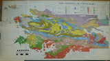 Connemara (1981). Set of three maps and sections. University of Glasgow. 1. Geology [Map] of Connemara, 59 x 106.5 cm. 2. Cross Sections