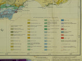 Ukraine / Russia (1937). Moiseev, A.S. (ed). Geological Map [of] Crimean ASSR. Leningrad: Geological Mapping Directorate. Colour lithograph