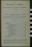 Henson, F.R.S. (1949) ‘A Synopsis of the Stratigraphy and Geological History of Cyprus’ extract from the QJGS