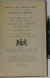 Sheet memoir 254 (1908). Geology of the Country Around Henley-on-Thames and Wallingford. Jukes-Browne, A.J., and White, H.J.Osborne.