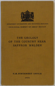 Sheet Memoir 205. Saffron Walden, by Osborne White, HJ and Edmunds, FH. 1932, 1st edition.