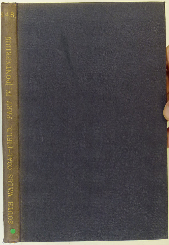 Sheet Memoir 248. Pontypridd and Maesteg (Geology of the South Wales Coalfield, part IV), by Strahan, A et al, 1903.