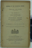 Sheet memoir 176 and 191 parts (1887). The Geology of Southwold and the Suffolk Coast from Dunwich to Covehithe – explanation for [old series] sheet 49N  Whitaker