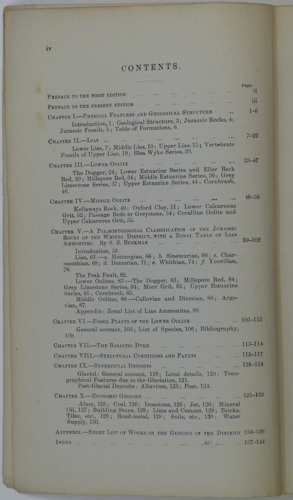 Sheet memoir  35 and 44 (1915). The Geology of the Country between Whitby and Scarborough. Fox-Strangways, C. and Barrow, G. London: Geological Survey