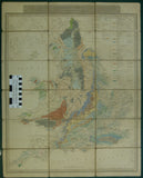 Gardner, James (1826), Geological Map of England and Wales. Scale 1:792,000 approx. (1 inch = 12.5 miles). Hand coloured engraving, 69 x 54cm