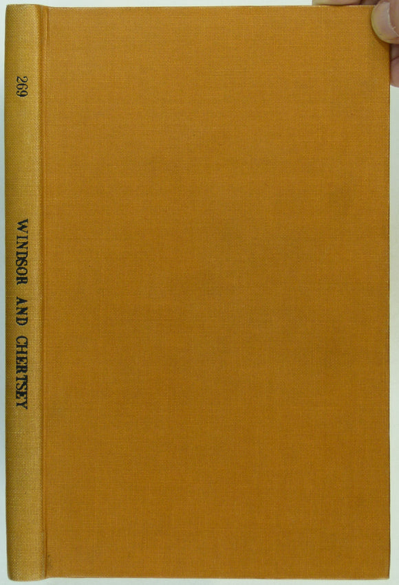 Sheet Memoir 269. Windsor and Chertsey, by H Dewey & CEN Bormehead, 1915.