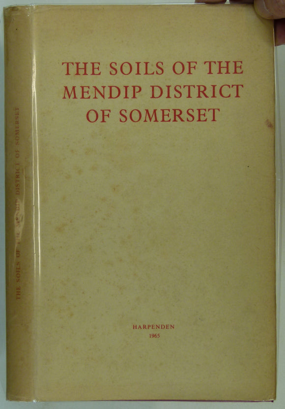 Sheet Memoir 279 / 280. Mendip District of Somerset, soils of, by Findlay, DC. 1965, 1st edition.