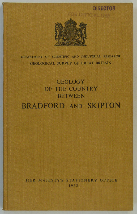 Sheet Memoir  69. Bradford and Skipton, by Stephens, JV. et al. 1953, 1st edition.