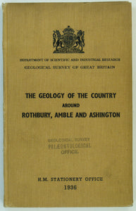 Sheet Memoir    9 & 10. Rothbury, Amble and Ashington, by Fowler, A. 1936, 1st edition. Good condition.