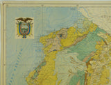 Ecuador (1969). Mapa Geologico de la Republica del Ecuador. Servicio Nacional de Geologia y Mineria. Two joined colour lithographed sheets