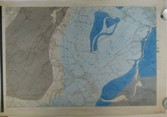 Edinburghshire, 13 (1861)1:10,560 scale OS basemap 1854. Covers Bonnyrigg and Borthwick. Colour washed engraving