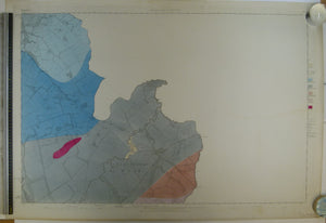 Edinburghshire, 14 (1861)1:10,560 scale OS basemap 1854. 55% blank as adjacent county. Colour washed engraving,