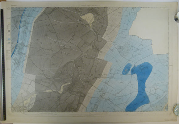 Edinburghshire,  7. (1861)1:10,560 scale OS basemap 1854. Covers Dalkeith, together with Edinburghshire 8, adjacent to east