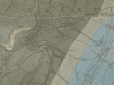 Edinburghshire, &nbsp;7. (1861)1:10,560 scale OS basemap 1854. Covers Dalkeith, together with Edinburghshire 8, adjacent to east